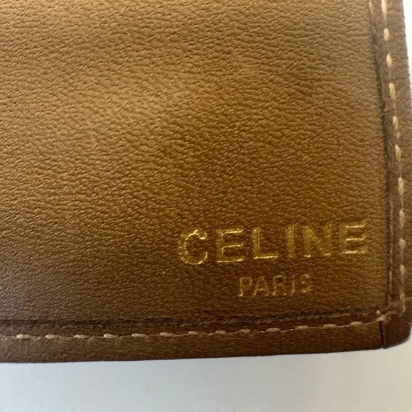 Celine Tan Monogram Patterned Wallet - Picture 14 of 14